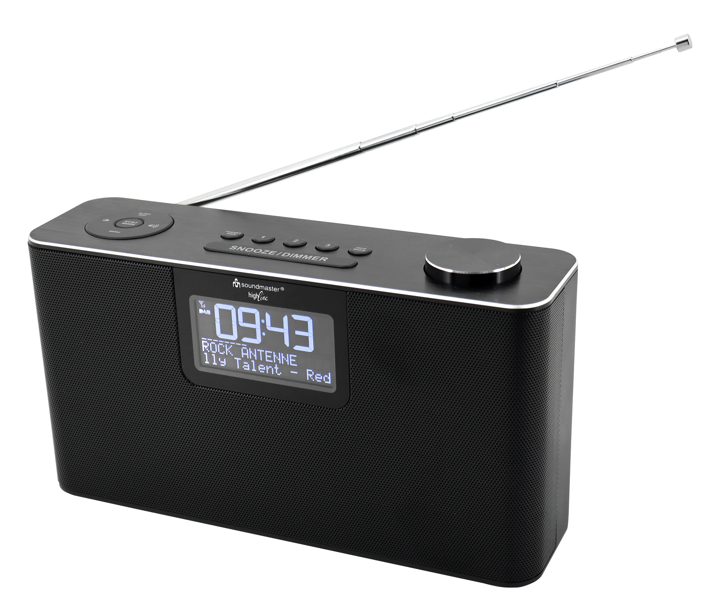 Soundmaster DAB700SW Stereo DAB+/UKW Radio mit USB/Micro SD-MP3, Bluetooth®
