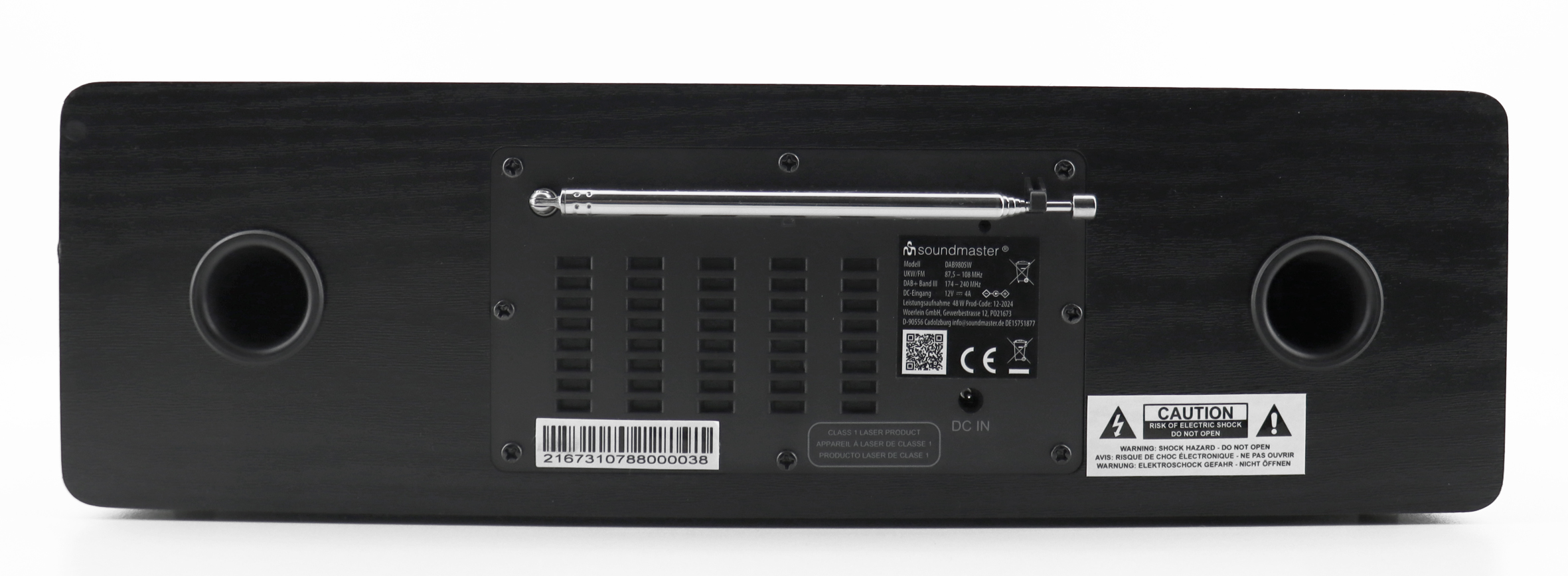 Soundmaster DAB980SW Stereo Musikcenter mit DAB+/UKW, CD/MP3, USB, Bluetooth® X - Bild 4