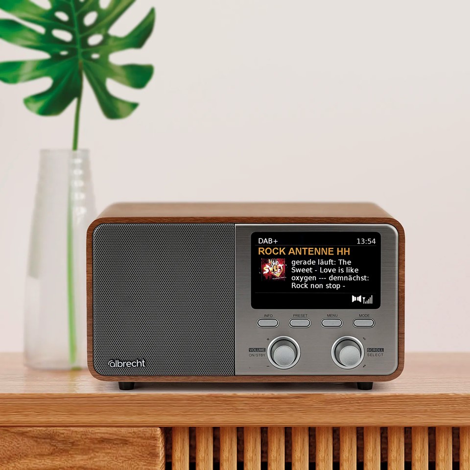 Albrecht DR 760 Digitalradio, ASA Warnmeldungencht mit UKW, DAB+, Musik-Streaming, 4,3" FarbdisplayX - Bild 2