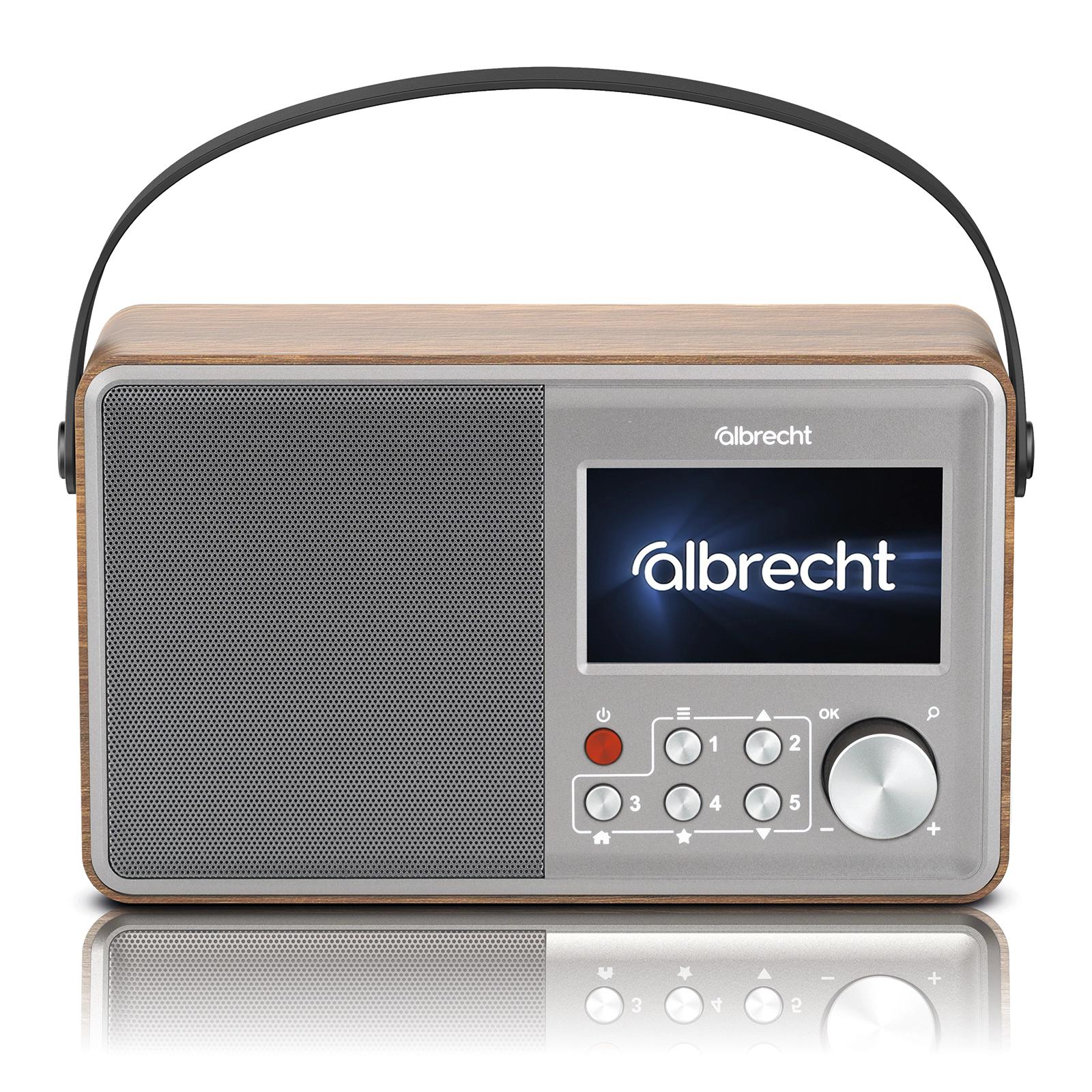  Albrecht DR 862 - das bedienerfreundliche Digitalradio ASA, DAB+/UKW, 4,3" Farbdisplay, inkl. 4000mAh Akku X