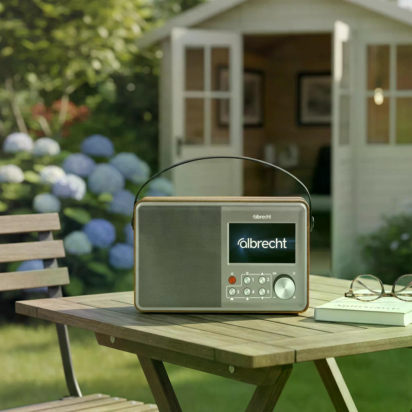  Albrecht DR 862 - das bedienerfreundliche Digitalradio ASA, DAB+/UKW, 4,3" Farbdisplay, inkl. 4000mAh Akku X - Bild 4