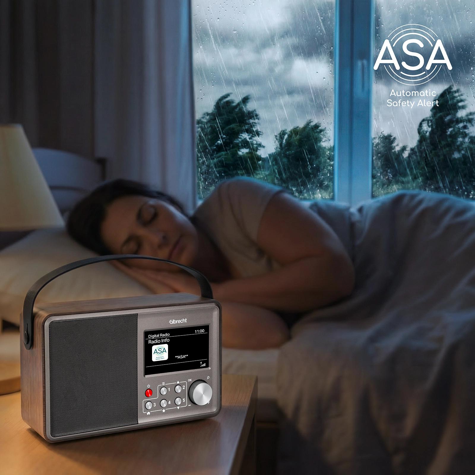  Albrecht DR 862 - das bedienerfreundliche Digitalradio ASA, DAB+/UKW, 4,3" Farbdisplay, inkl. 4000mAh Akku X - Bild 5