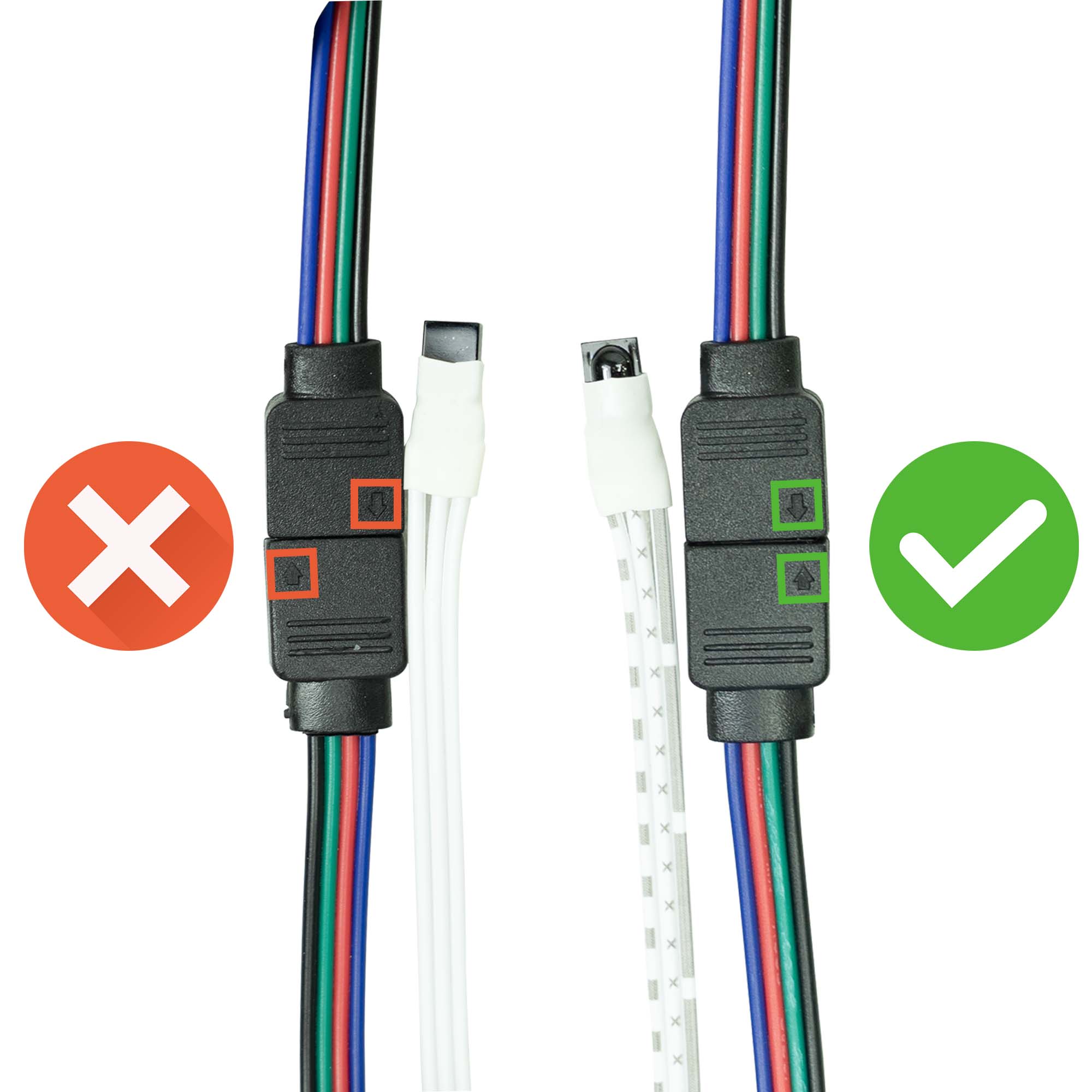 RGB LED-Stripe Set 230 Volt 5m + Controller + Netzteil - Bild 5