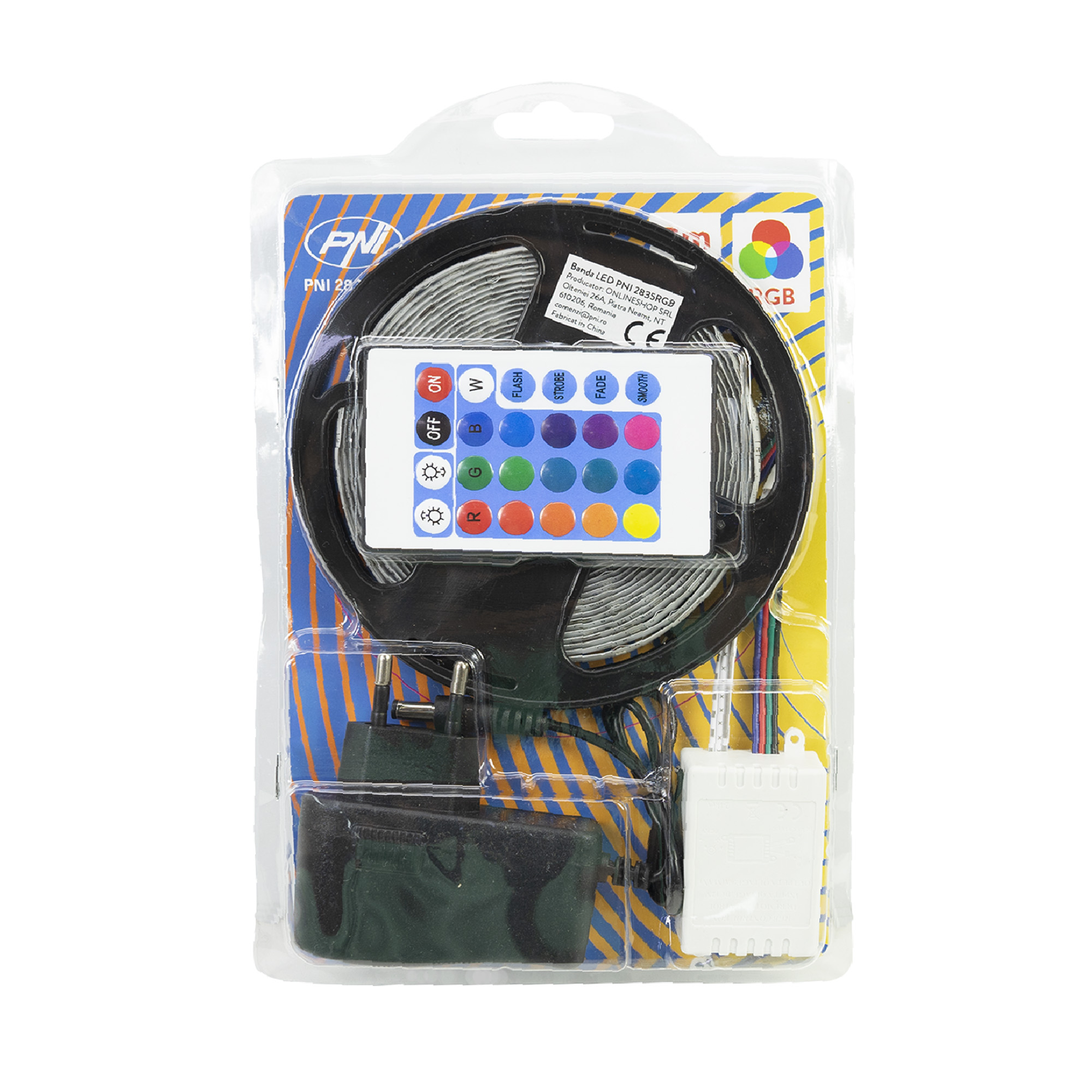 RGB LED-Stripe Set 230 Volt 5m + Controller + Netzteil - Bild 10