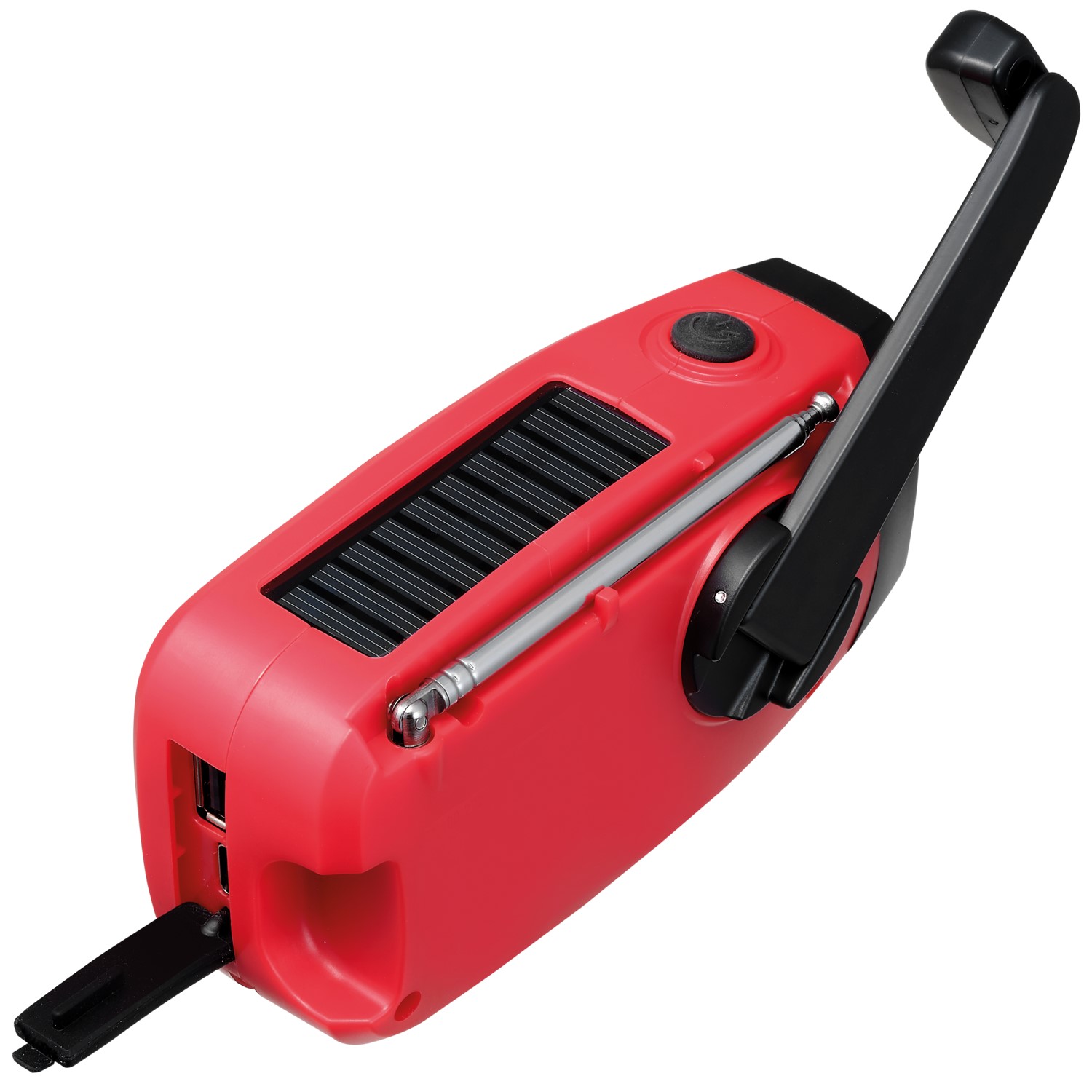 NFS-2005 Notfall-Solarradio  Kurbelradio Akku USB Taschenlampe Powerbank Kurbel X - Bild 2