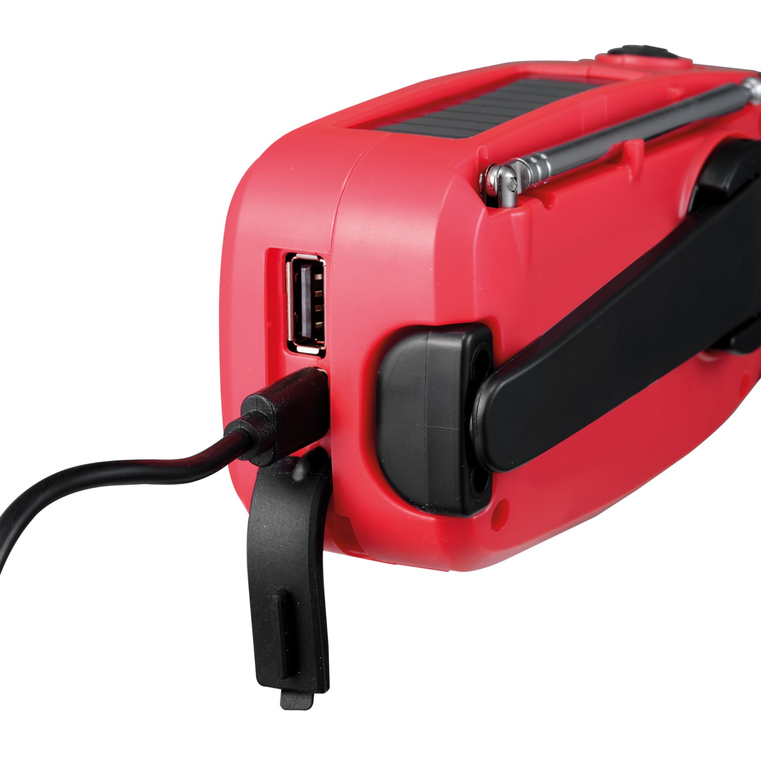 NFS-2005 Notfall-Solarradio  Kurbelradio Akku USB Taschenlampe Powerbank Kurbel X - Bild 3