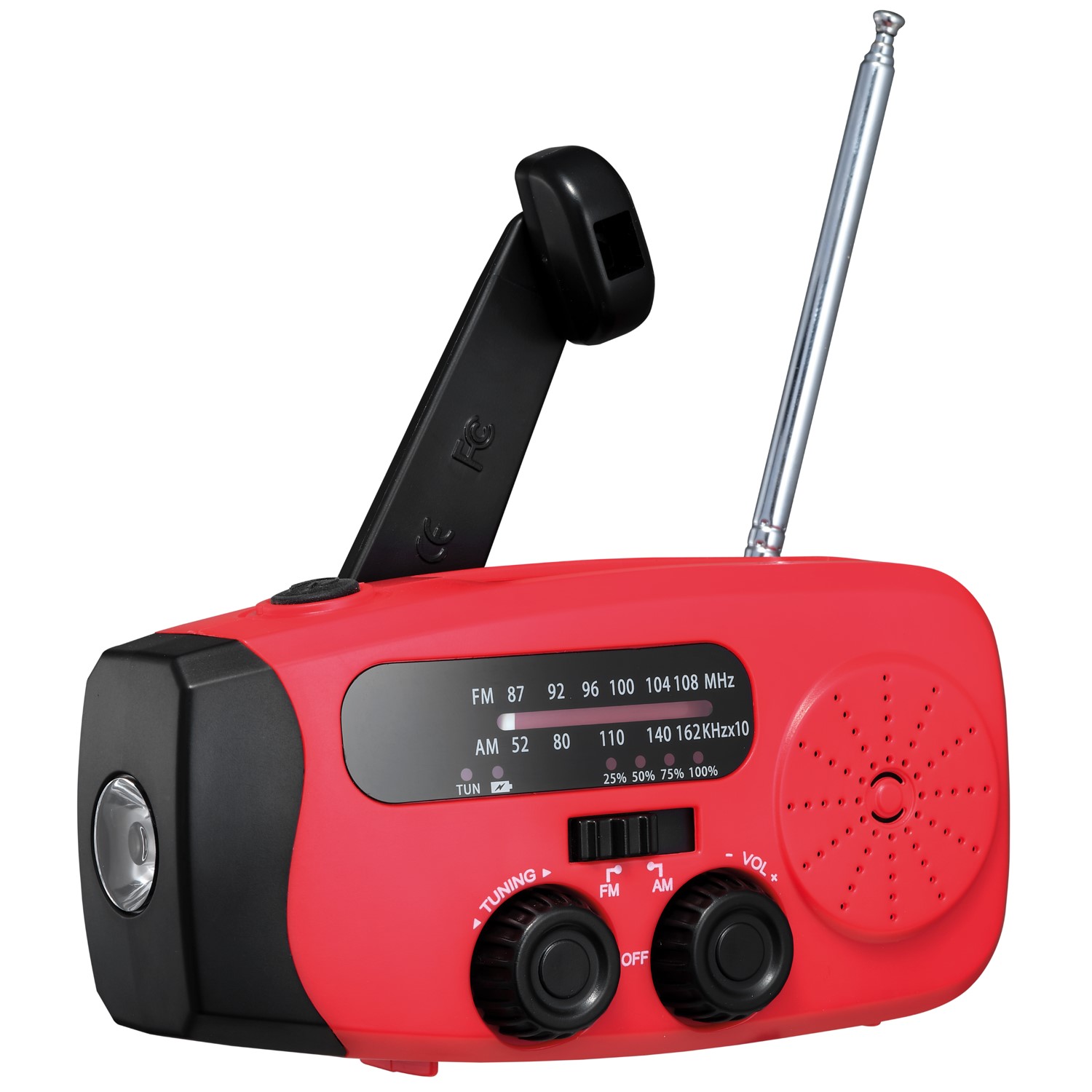 NFS-2005 Notfall-Solarradio  Kurbelradio Akku USB Taschenlampe Powerbank Kurbel X - Bild 4