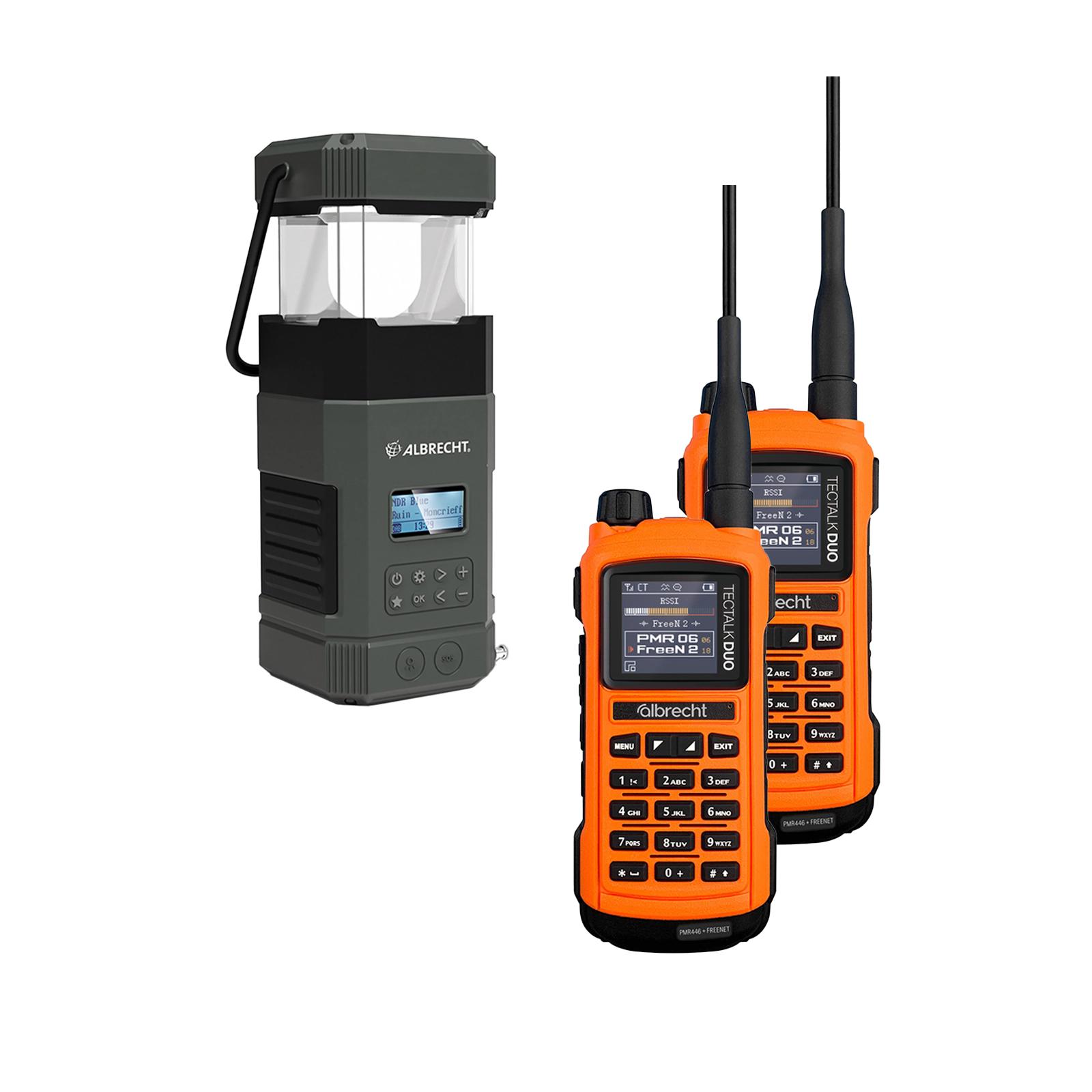 Outdoor-Set Deluxe: DR114 + Tectalk Duo 2er Koffer