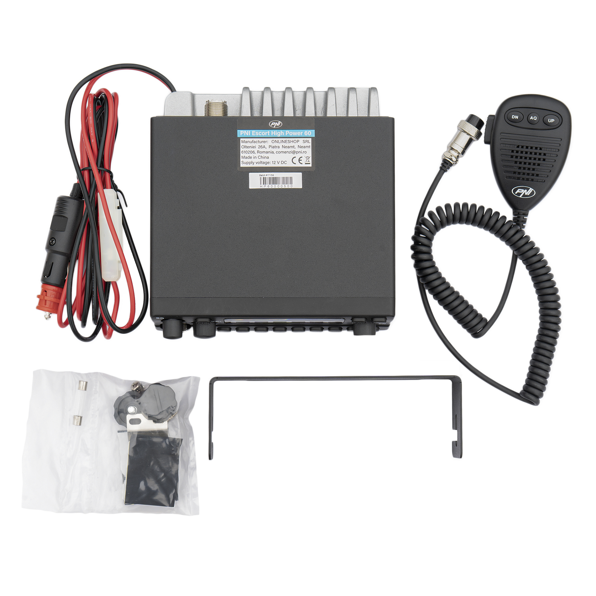CB-Radiostation PNI Escort HP 60 Multistandard, FM/AM, 12V, ASQ, RF Gain X - Bild 7