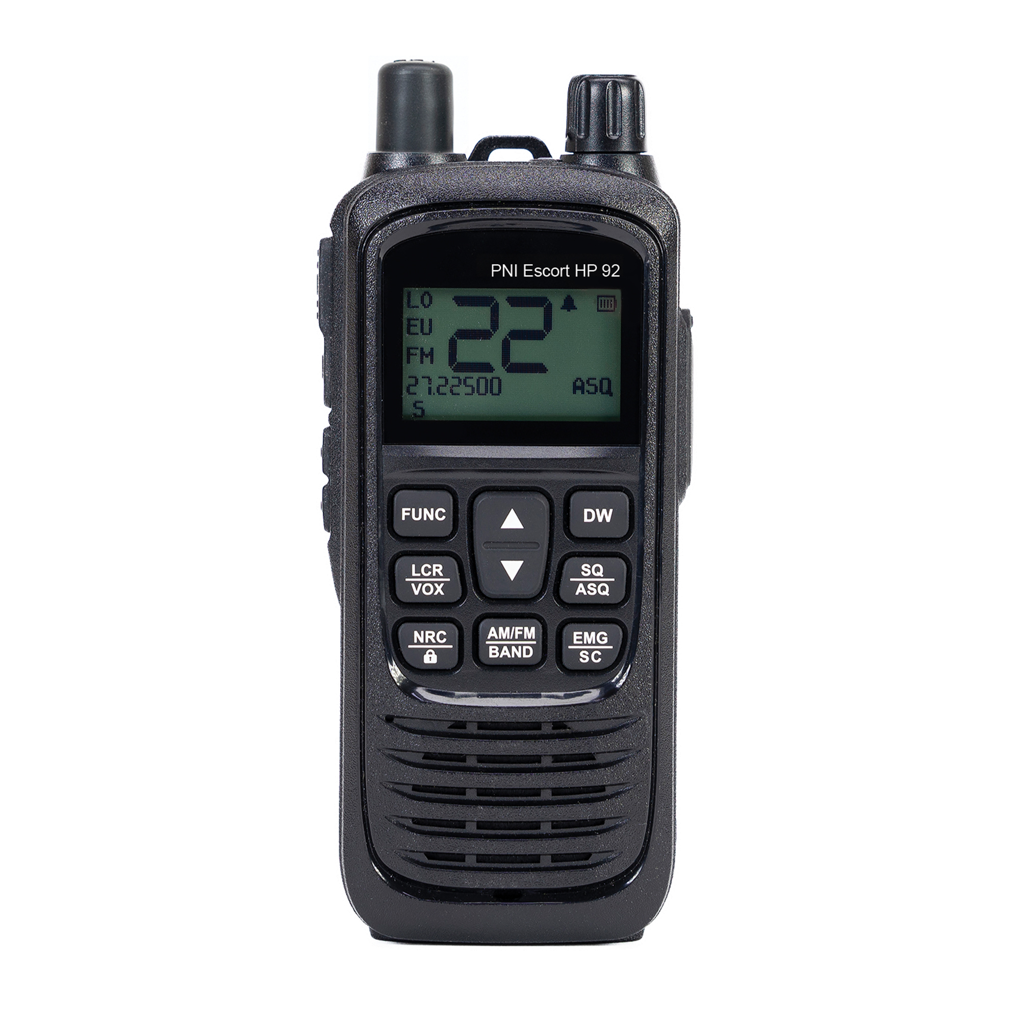 PNI Escort HP 92 Multi Standard CB-Handfunkgerät , 4W, AM-FM, NRC, Dual-Uhr, Roger Beep, ASQ SQ einstellbar, VOX, 12V-24 V X - Bild 9
