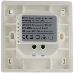 LED Wand-Einbauleuchte "EBL 86" - Bild 1