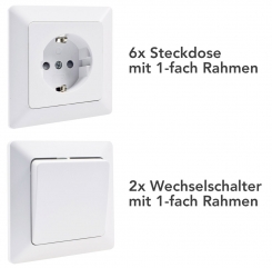 MILOS Starter-Kit, 16-teilig, weiß matt Klemmanschluß X - Bild 1