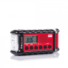  Midland ER 300 Emergency Kurbel-Radio UKW, SOS, Lampe, Solar, PowerBank, Hundepfeife 