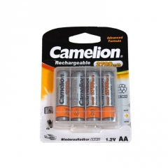 Camelion Rechargeable Mignon AA HR6 Akku NiMH 1,2Volt 2700mAh 4er Blister incl. Aufbewahrungsbox für 4x Akkus