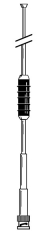 Handscan BNC Teleskopantenne, ca 66 cm X