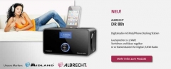 B-Ware Albrecht DR881 Digitalradio mit iPod/iPhone Docking Station